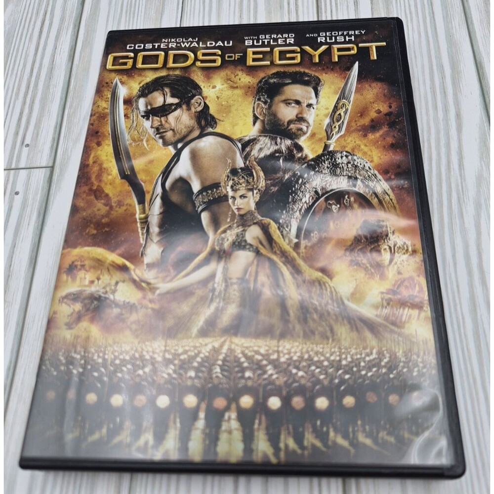 Gods Of Egypt (DVD, 2016) Fantasy Action Adventure Movie - Gerard Butler - Good